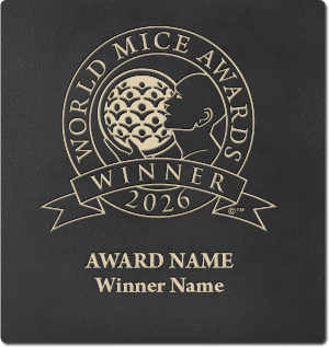 World MICE Awards winner wall plaque
